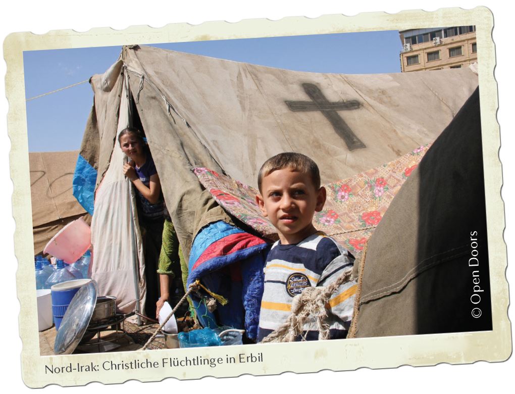 Christliche Flüchtlinge in Erbil